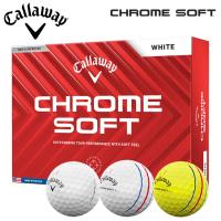 キャロウェイ Callaway ゴルフボール 1ダース 12球入り クロムソフト / クロムソフト トリプル・トラック CHROME SOFT TRIPLE TRACK | 第一ゴルフ