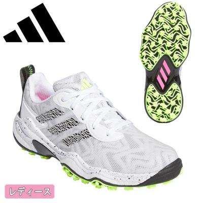 adidas 女性用 ゴルフシューズ ホワイト/グレー/ピンク adidas (アディダス) ゴルフシューズ レディース SIZE 24cm