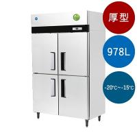 業務用 JCM 省エネ タテ型4ドア冷凍庫 薄型 100v仕様 大容量 JCMF-1280-IN | DKショップ