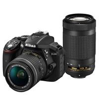 Nikon デジタル一眼レフカメラ D5300 AF-P ダブルズームキット ブラック D5300WZ3 | ダイコク屋999