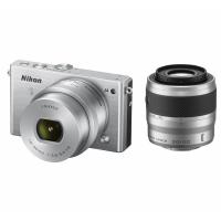 Nikon ミラーレス一眼 Nikon1 J4 ダブルズームキット シルバー J4WZSL | ダイコク屋999