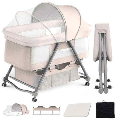 UBRAVOO ベビーベッド ゆりかご ベビーラック 折りたたみ (ベージュ) Amazon.co.jp: UBRAVOO ベビーベッド ゆりかご ベビーラック