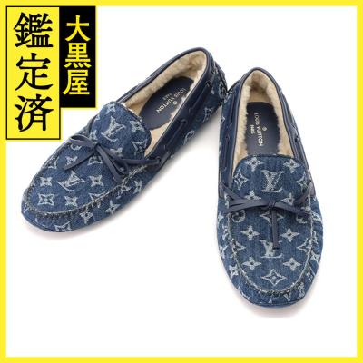 LOUIS VUITTON ドライビングシューズ ホワイト/ブルーグレー ドライビングシューズ Louis Vuitton(ルイヴィトン) 靴・ブーツ