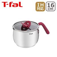 ティファール マルチポット オプティスペースIH ステンレス ルージュ 16cm G74783 T-fal | daily-3.com