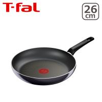ティファール ブラックミラー・インテンス フライパン 26cm D53405 ガス ガス火専用 直火 取っ手付き T-fal | daily-3.com