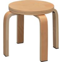 トラスコ中山 TRUSCO 木製丸椅子ロー 280Φ ナチュラル TSHSC280-N [A020501] | DAISHIN工具箱