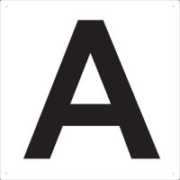 トラスコ中山 TRUSCO 表示板 アルファベット「A」 420X420 TAEH-A [A020501] | DAISHIN工具箱