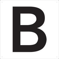 トラスコ中山 TRUSCO 表示板 アルファベット「B」 420X420 TAEH-B [A020501] | DAISHIN工具箱