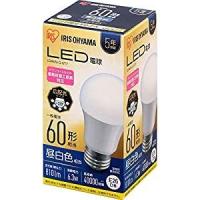 アイリスオーヤマ IRIS LED電球 E26 広配光 60形相当 昼白色 LDA6N-G-6T7 [E010204] | DAISHIN工具箱