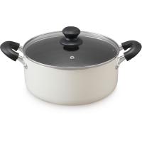 アイリスオーヤマ IRIS ダイヤモンドコート 両手なべ24cm ホワイト DIS-P24 [155-510516] | DAISHIN工具箱