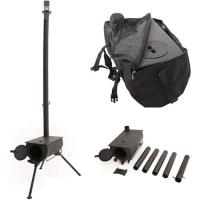 グリーンクロス  【別途送料】【個人宅不可】 薪ストーブ 折りたたみ式 収納バッグ付き 暖房 調理 6300051789 [1560-7415072] | DAISHIN工具箱