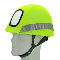 ミドリ安全 反射・蛍光メッシュヘルメットカバー 蛍光グリーン FT-GS-30 [A061107] | DAISHIN工具箱