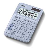 カシオ計算機 カラフルミニジャスト電卓 ぺ-ルブルー [35925] MW-C20C-LB-N[379-603488] | DAISHIN工具箱