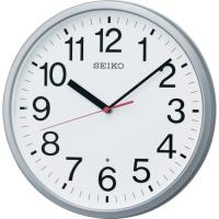 セイコークロック SEIKO 電波掛時計 直径305×45 P枠 銀色メタリック KX230S [469-038679] | DAISHIN工具箱