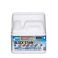 アサヒペン 水性ブロックステイン 0.5L チョコレート  [A190601] | DAISHIN工具箱