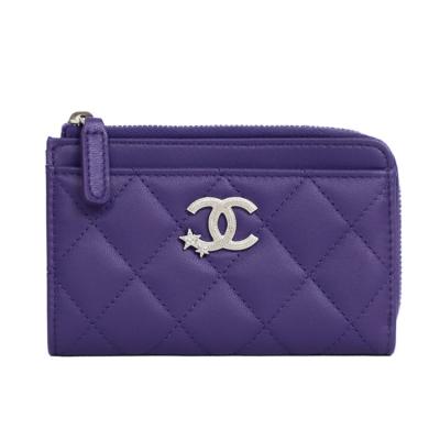 財布（CHANEL／レディース小銭入れ、コインケース）（色：パープル系