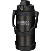サーモス THERMOS 水筒 真空断熱 スポーツジャグ 2L ブラック FJQ-2000 BK　スポーツドリンク対応 大容量 ワンタッチ 保冷専用 | ダイユーエイト.com ヤフー店