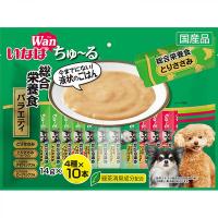 いなばペットフード Wan(ワン)ちゅ〜る 総合栄養食 バラエティ40本入り ちゅーる 大袋　ドッグフード 犬用おやつ ペースト 国産 | ダイユーエイト.com ヤフー店