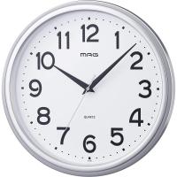 MAG マグ 掛け時計 アナログ マグマル 静音 連続秒針 シルバー W-759SM-Z シンプル 見やすい | ダイユーエイト.com ヤフー店