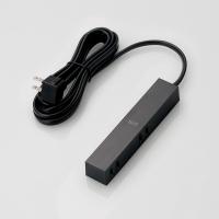 エレコム デザインタップ root (ルオット) AVT-D3-2425BK　2ピン・4個口 コード長2.5ｍ ブラック　電源タップ 電源アダプタ | ダイユーエイト.com ヤフー店