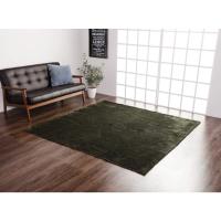 【i】ラグ カーペット 2畳 無地 シャギー調 ラルジュ グリーン 約185×185cm（ホットカーペット対応）【北海道・沖縄・離島不可】 | ダイユーエイト.com ヤフー店