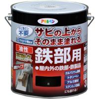 アサヒペン 油性高耐久鉄部用 黒 3L　サビ止め 金属 防錆剤 屋内外用 | ダイユーエイト.com ヤフー店