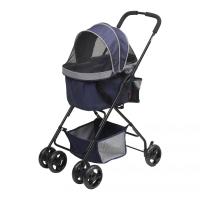 GEX ジェックス わんわんカート スーパーライト デニム柄　犬用 バギー ペットカート キャリー 超軽量 後輪ロック | ダイユーエイト.com ヤフー店