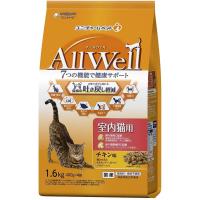 ユニ・チャーム オールウェル(AllWell) チキン味 1.6kg(400g×4袋)　室内猫用キャットフード ドライタイプ 吐き戻し軽減 | ダイユーエイト.com