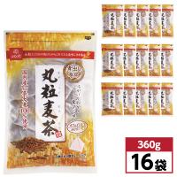 【まとめ買い】はくばく  丸粒麦茶 360g(30g×12袋)×16袋セット　ノンカフェイン 六条大麦 煮だし専用 ティーバッグ | ダイユーエイト.com