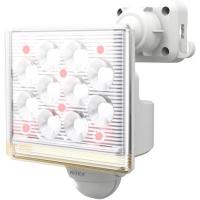 ムサシ RITEX フリーアーム式 高機能 LED センサーライト (12W×1灯) 「コンセント式」 LED-AC1015  ホワイト センサーライト 防犯 | ダイユーエイト.com