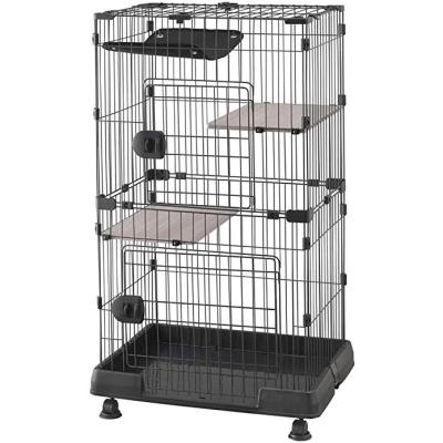 最終値下　白 犬猫用キャットケージ ハンモック付き 68.5x53x83.5cm 猫用ケージ（特徴：天井扉付き）｜猫用品｜ペット用品、生き物