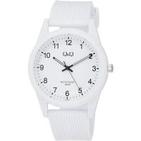 シチズン Q&amp;Q 腕時計 アナログ 防水 ウレタンベルト VS40-006 ホワイト [01] | ダリアストア