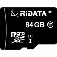 RiDATA WRI-MSX064GC10U1 microSDカード 64GB ブラックパソコン:フラッシュメモリー:SD/MicroSDメモリ | だまP