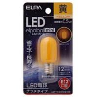 ELPA LDT1Y-G-E12-G103 LED電球 「ナツメ形」(黄色・口金E12)家電:照明器具:LED電球・蛍光灯 | だまP