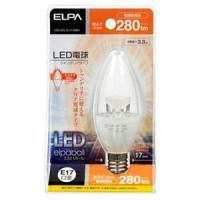 ELPA LED電球 シャンデリア形 E17 電球色 LDC4CL-E17-G351家電:照明器具:LED電球・蛍光灯 | だまP