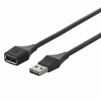 バッファロー どっちもUSBコネクター採用 USB2.0延長ケーブル(A to A) 1.5m ブラック BSUAADU215BKAパソコン:パソコ | だまP