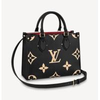 ルイヴィトン LOUIS VUITTON バッグ 新作 レディース メンズ 新品 トート ショルダー 2WAY 正規ラッピング M45659 オンザゴー PM ブラック ベージュ | DANDELION-onlineshop