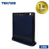 セラミックヒーター TS-P1221(NV) パネル ヒーター テクノス 足元 人感センサー付き 1200W 600W ネイビー 暖房 防寒 TEKNOS 2023 | ダントツonline Yahoo!店