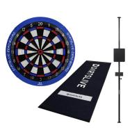 【セット商品】DARTSLIVE-ZERO BOARD ＆ DARTSLIVE ポールスタンド ブラック ＆ DARTSLIVEオリジナル 防炎スローマット | ダーツ専門店 カウントアップ