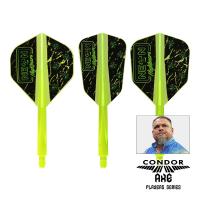 ダーツ フライト CONDOR AXE Stowe Buntz NEON YELLOW コンドルアックス ストウ・バンツ ネオンイエロー | Darts Shop TiTO Yahoo!店