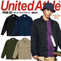 長袖ジャケット 7448 United Athle T/C コーチ ジャケット 裏地付き メンズ 作業服 作業着 防寒服イベント ユニフォーム XXL | 作業服の専門店だるま商店