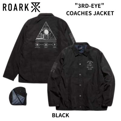 10/14迄✨★定価1.6万ROARK ロアークリバイバル コーチジャケット L ROARK REVIVAL ロアークリバイバル コーチジャケット ブラック