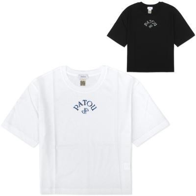パトゥ PATOU Fleur Bleue Tシャツ 半袖 プリント S 白 Patou | Tシャツ＆スウェット