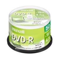 maxell データ用DVD-R　ひろびろレーベルディスク　1?16倍速対応/DR47PWE.50SP 50枚 | DCMオンライン