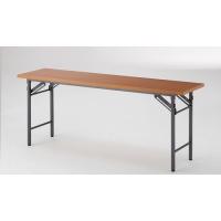 アイリスチトセ 折りたたみテーブル/OT-1845 チーク/1800X450X700mm | DCMオンライン