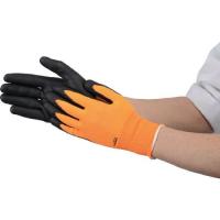 TRUSCO 液晶対応すべり止め付ニトリル手袋　オレンジ/TNGOM M | DCMオンライン