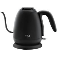 ティファール 電気ケトル 0.8L ドリップ コーヒー 1250 Wのハイパワーですぐに沸く 転倒お湯もれロック 「カフェ ロック」 ブラック KO9218JP | でんでんショッピング ヤフー店