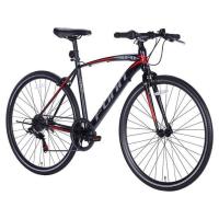 21Technology クロスバイク GT100 マットブラック レッド【代引不可】【お客様組立】 | でんでんショッピング ヤフー店