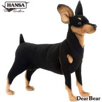 BH3877 ピンシャー HANSA　ぴんしゃー いぬ イヌ 犬 ぬいぐるみ リアル おもちゃ 置物 | Dear Bear