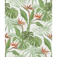 壁紙 張り替え おしゃれ 輸入 おすすめ ラッシュrasch 輸入壁紙 ホワイト グリーン 白 緑 葉っぱ トロピカル 南国 インテリアショップ デコール 通販 Yahoo ショッピング